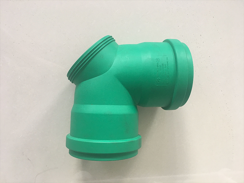  PP fitting mould collapsible Elbow 90 degree with inpection door / PP collapsible Elbow 90 degree wiith inpection door fitting mould