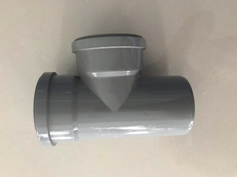 PVC pipe fitting mould collapsible tee 