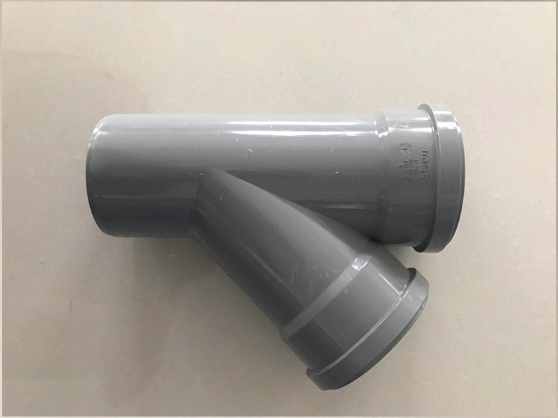PVC collapsible core Y tee pipe fitting mould